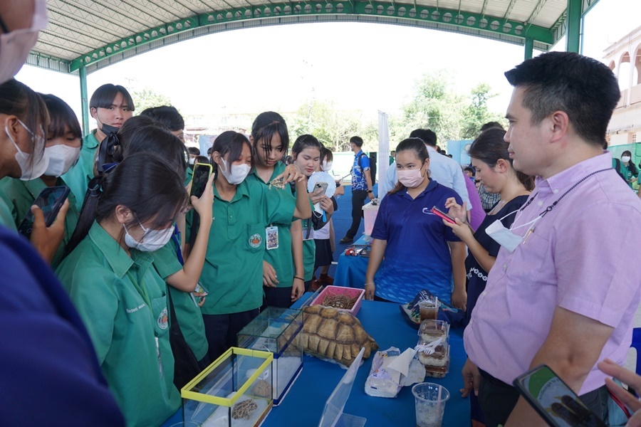 ทอ.มทรส.ร่วมจัดงานสัปดาห์วันวิทยาศาสตร์แห่งชาติ โรงเรียนบางปะอินราชานุเคราะห์ 1